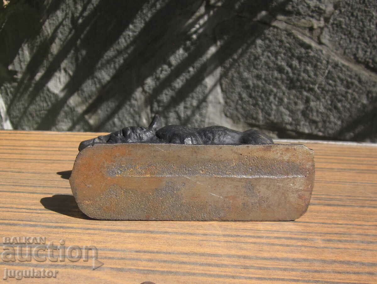 αντίκα χυτοσίδηρο ειδώλιο αγριογούρουνου - 6 αντίκα χυτοσίδηρο ειδώλιο αγριογούρουνου - 6