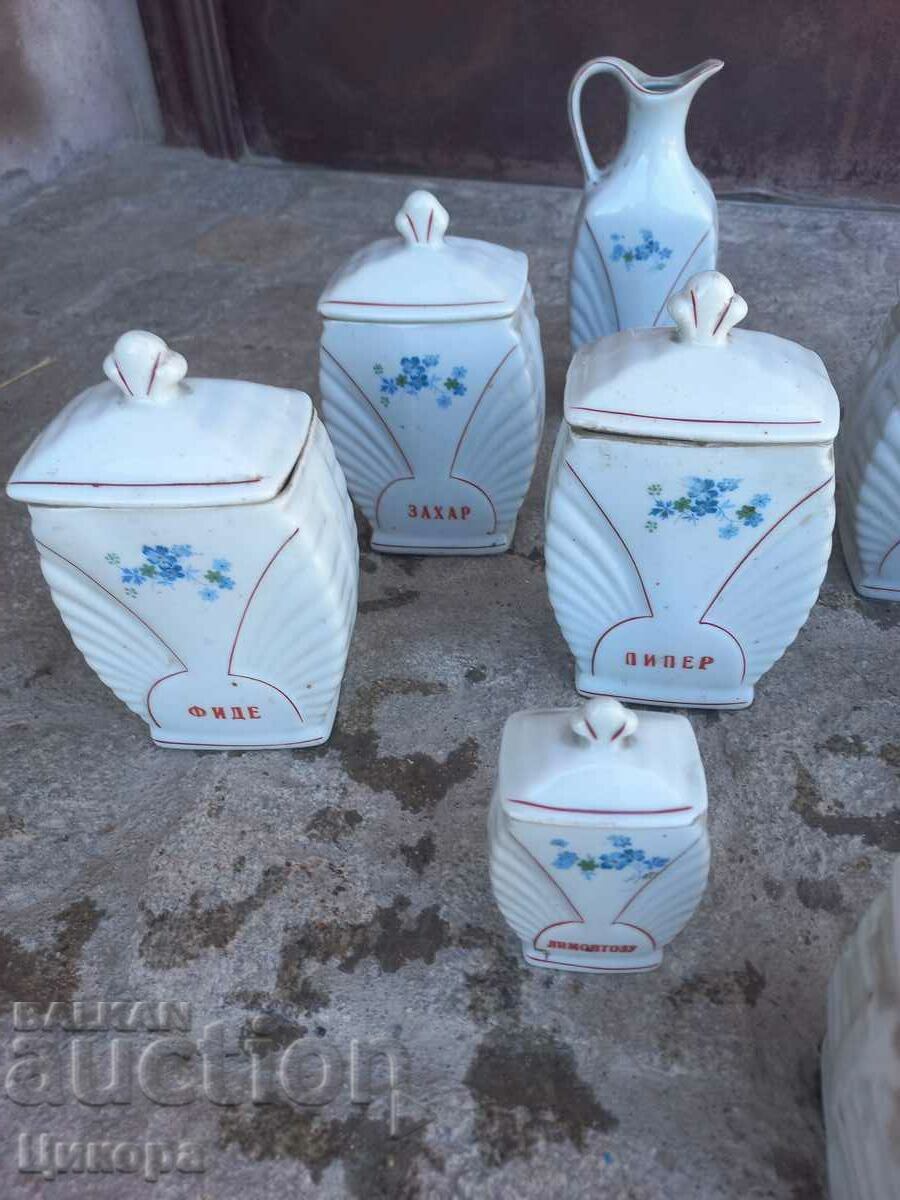PORCELAIN SPICE SERVICE with price 120.00 BGN | € 61.36 PORCELAIN SPICE SERVICE with price 120.00 BGN | € 61.36