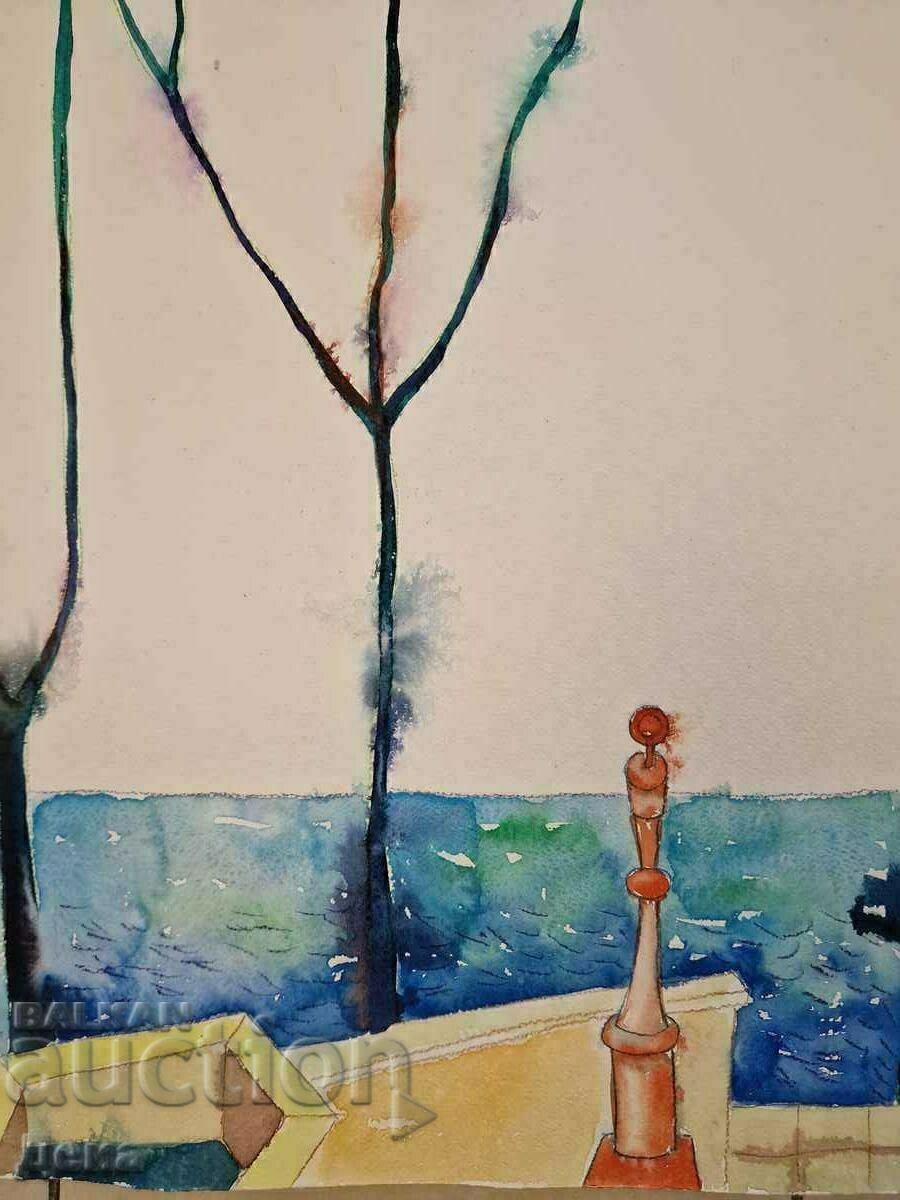 Δημοπρασία Κύρια ακουαρέλα Δημοπρασία Κύρια ακουαρέλα