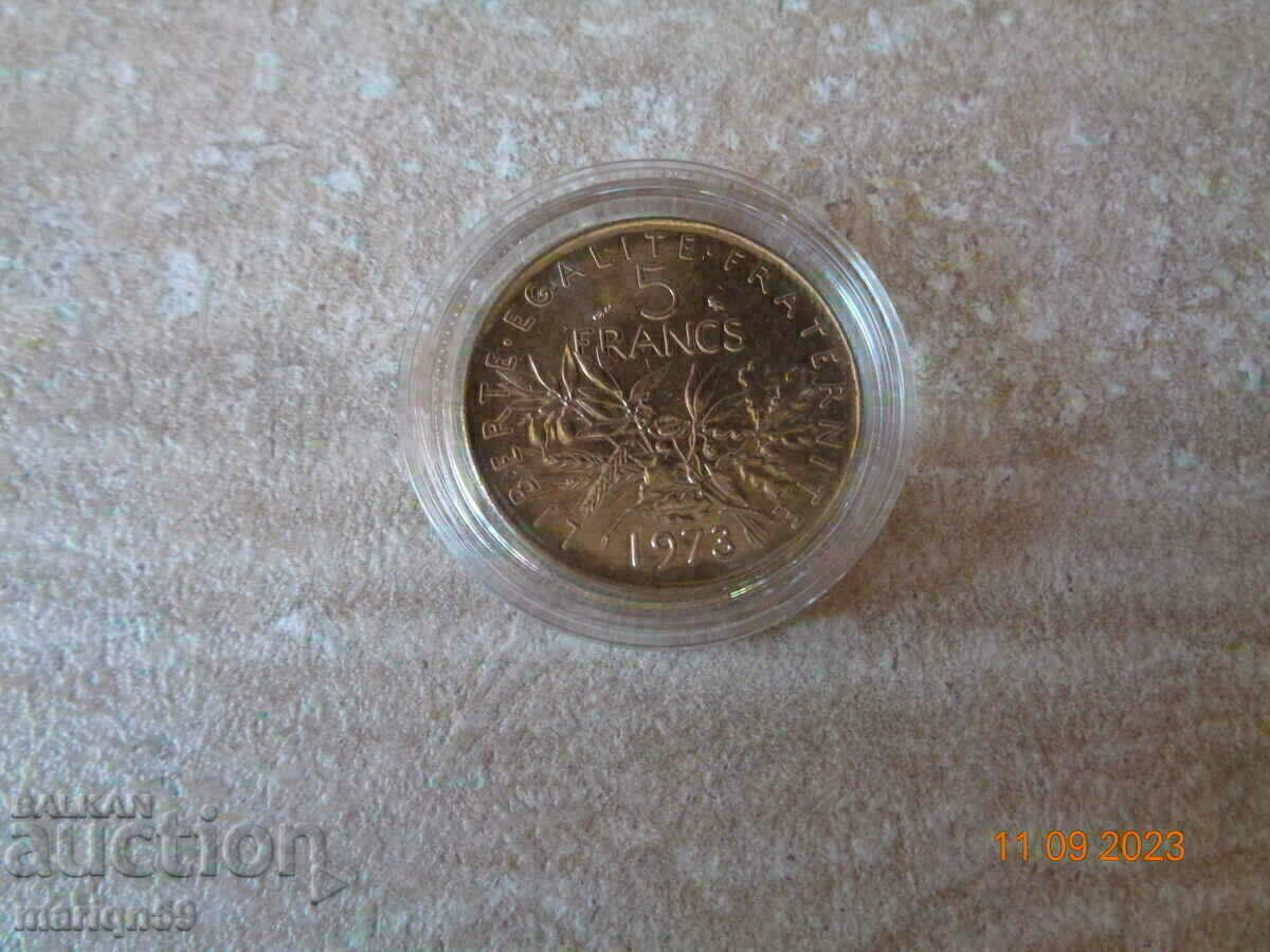 Delivery of excellent 5 large coins FRANCE Delivery of excellent 5 large coins FRANCE