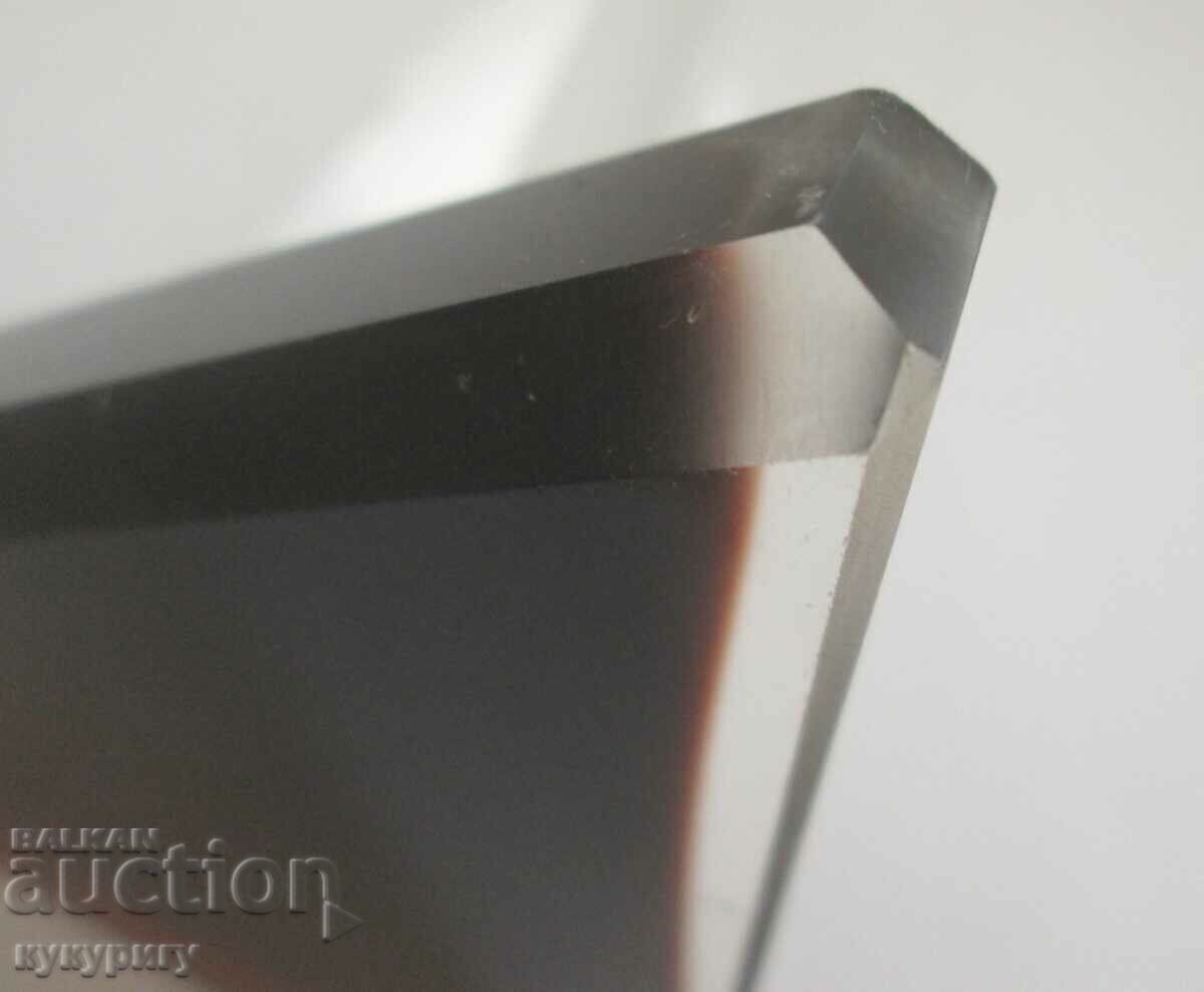 Стара Соц СССР статуетка кристално стъкло Москва Кремъл - 6