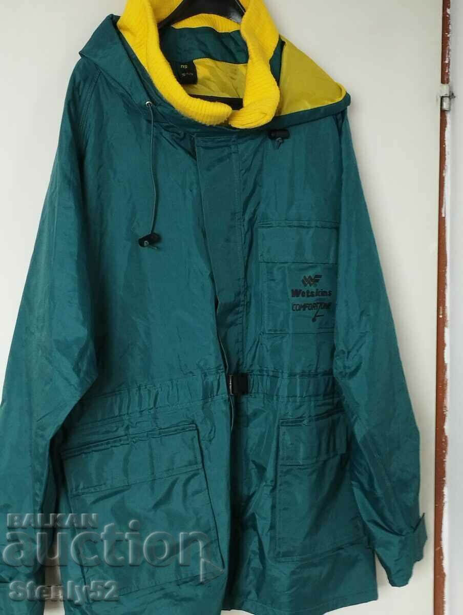 Rain jacket for rain, wind, tarpaulin type - new