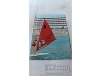 Пощенска картичка Слънчев бряг Хотел Гларус 1981