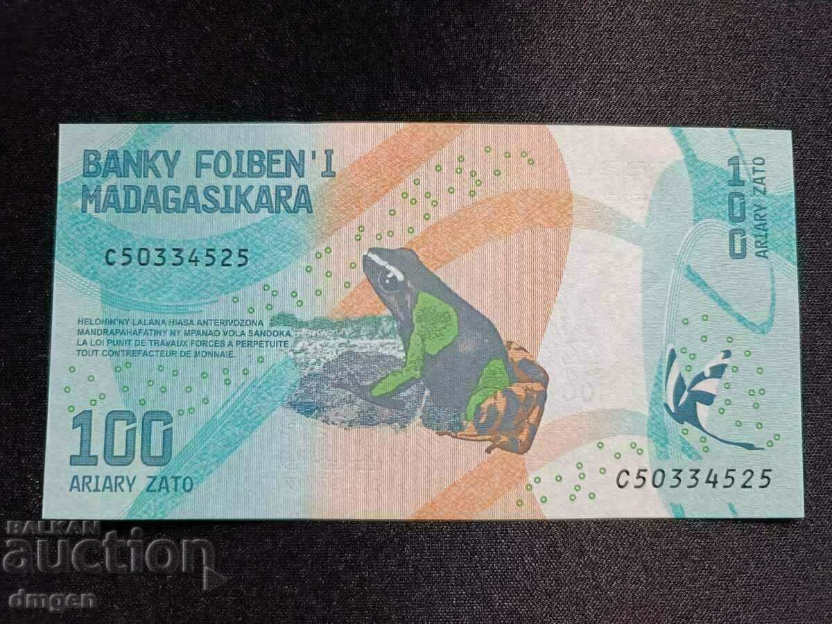 100 ариари Мадагаскар UNC