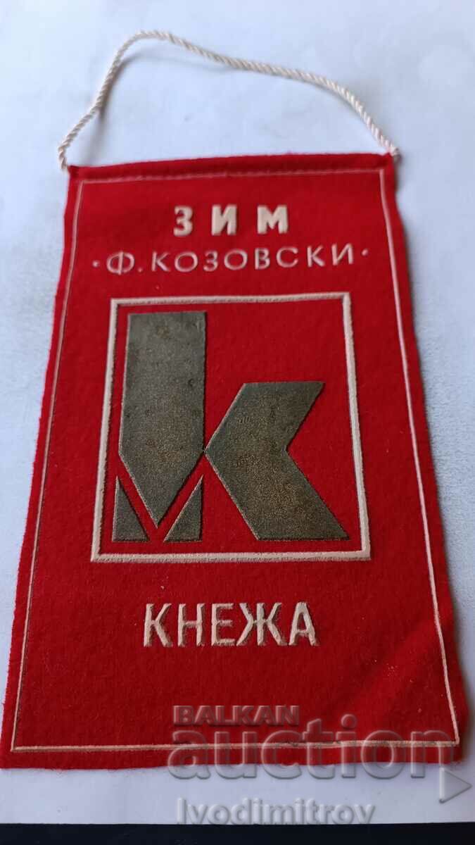 Flag ZIM F. Kozovski Knezha