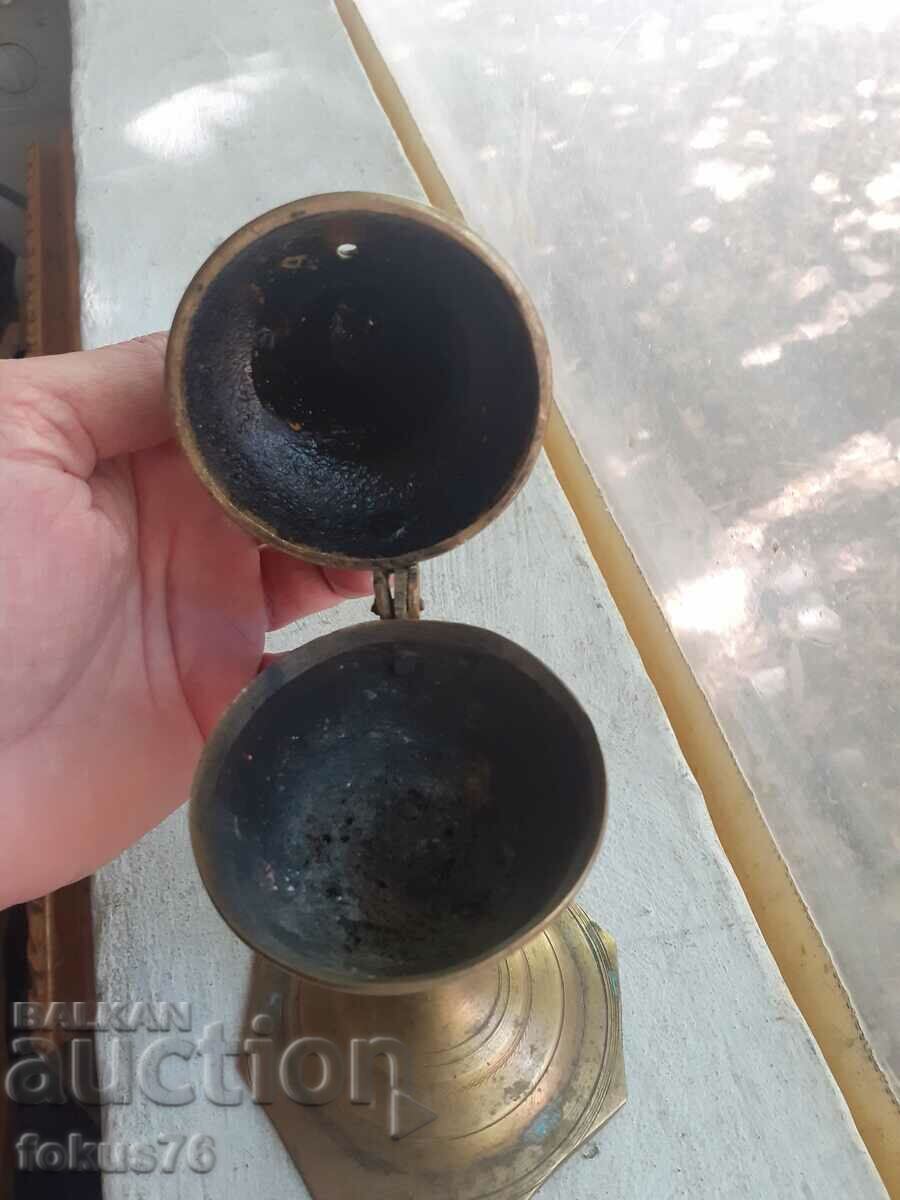 Delivery of Old bronze censer lamp N3 Delivery of Old bronze censer lamp N3