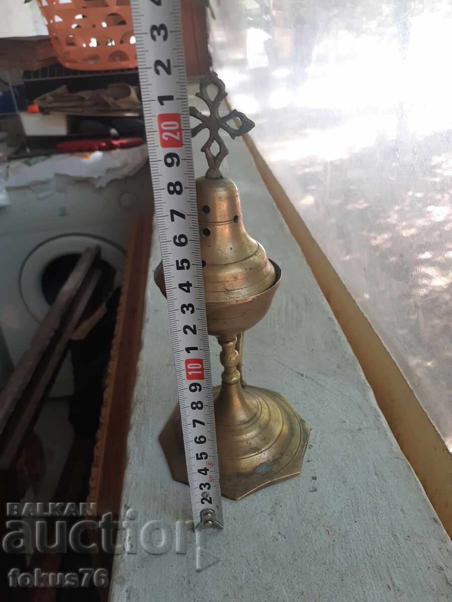 Old bronze censer lamp N3 - 7 Old bronze censer lamp N3 - 7