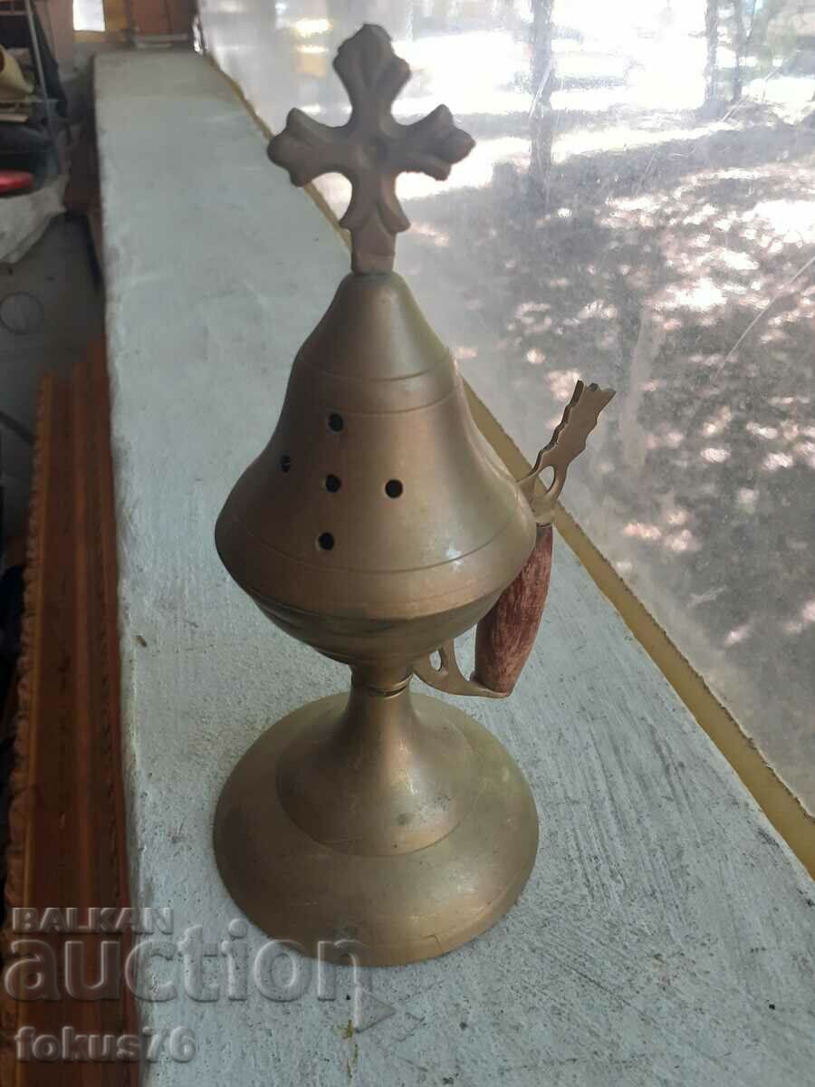 Old bronze censer lamp N5 with price 45.00 BGN | € 23.01 Old bronze censer lamp N5 with price 45.00 BGN | € 23.01