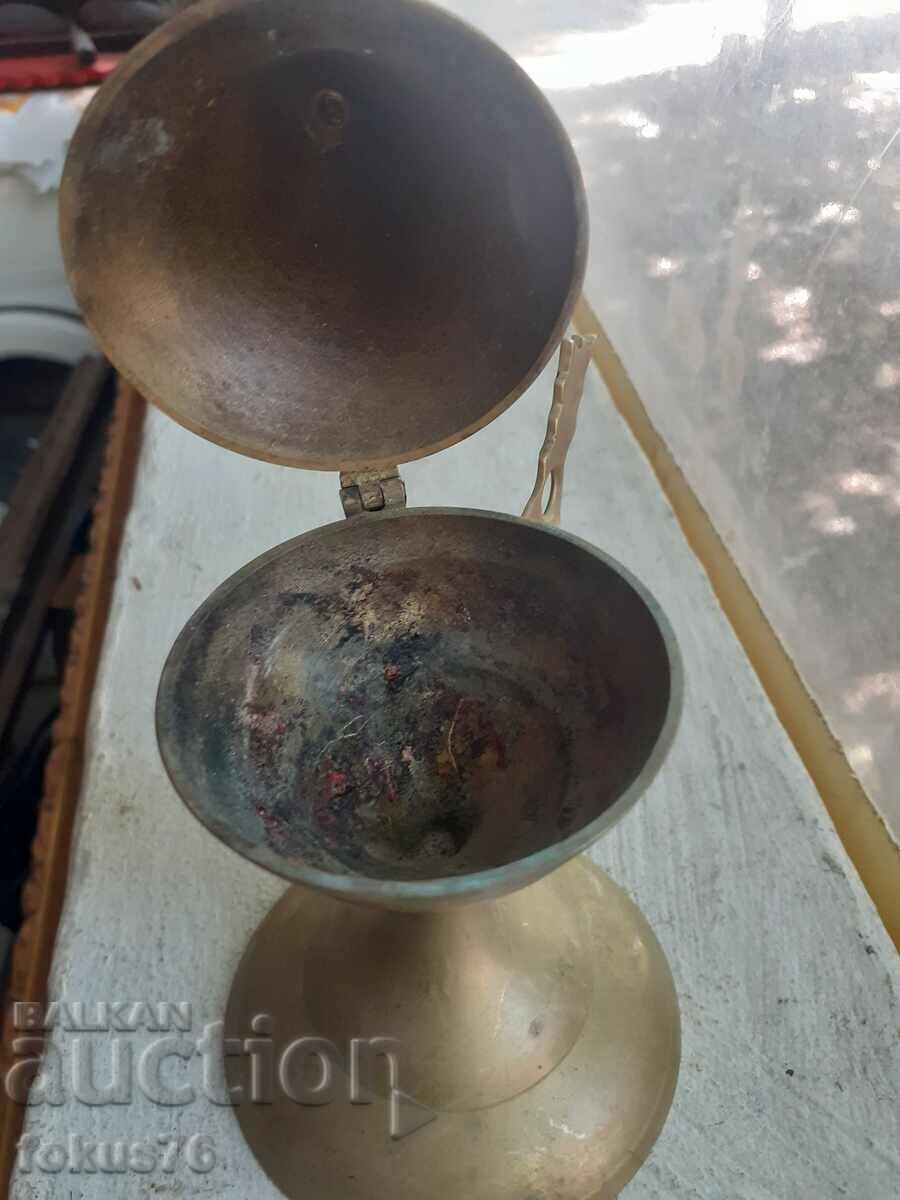 Delivery of Old bronze censer lamp N5 Delivery of Old bronze censer lamp N5