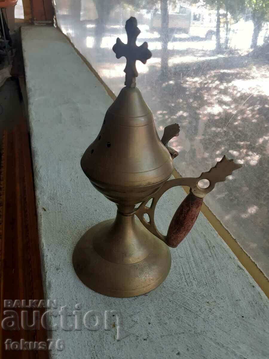 Old bronze censer lamp N5
