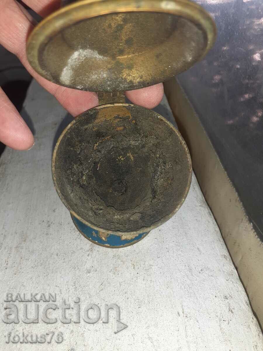 Old bronze censer candle N10 - 5 Old bronze censer candle N10 - 5
