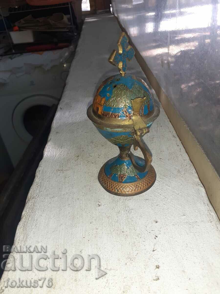 Old bronze censer lamp N12 - 6 Old bronze censer lamp N12 - 6