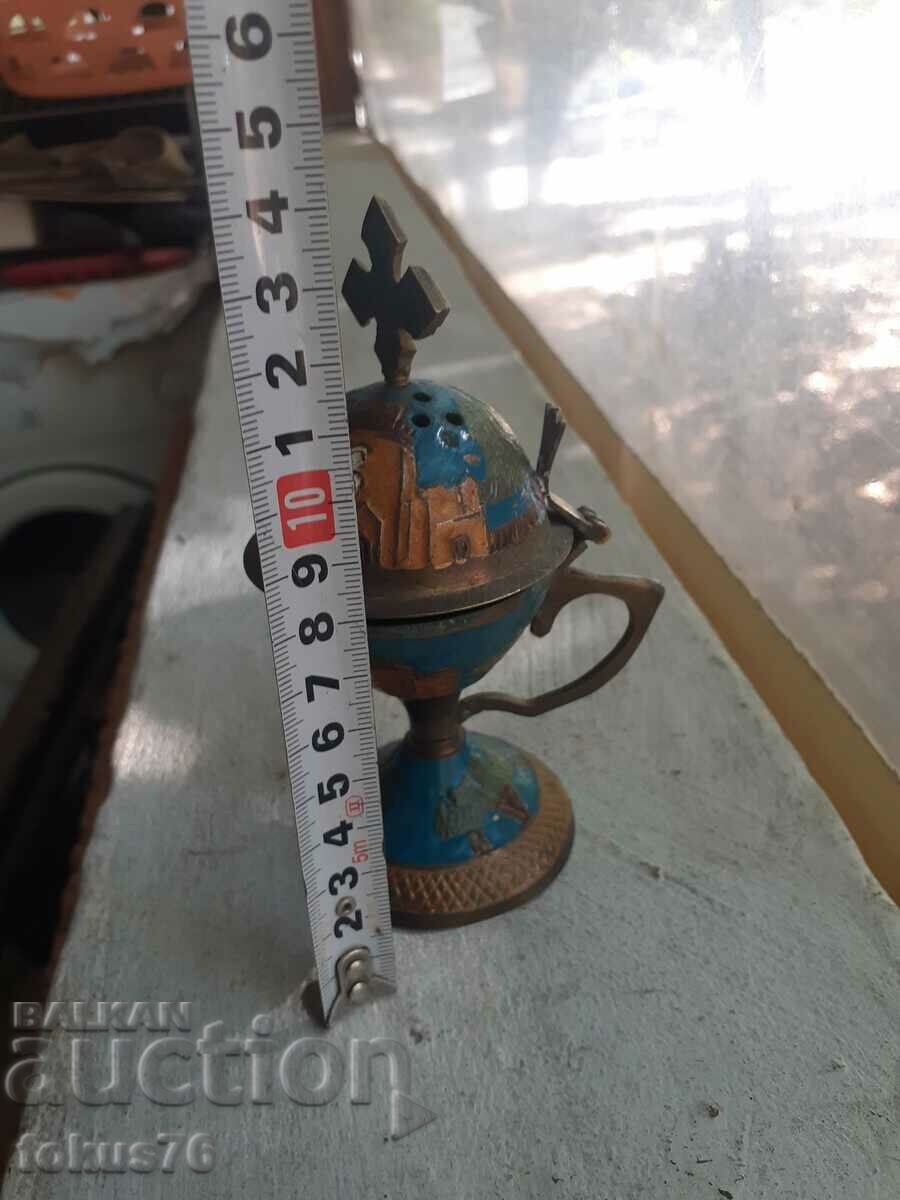 Old bronze censer lamp N12 - 7 Old bronze censer lamp N12 - 7