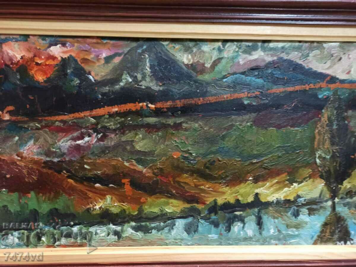 Delivery of Author's painting by artist Marcho Dimitrov !!!