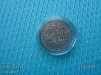 10 драхми Гърция -1968г. едра монета