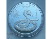 2 oz Silver 2013 Year of the Snake.