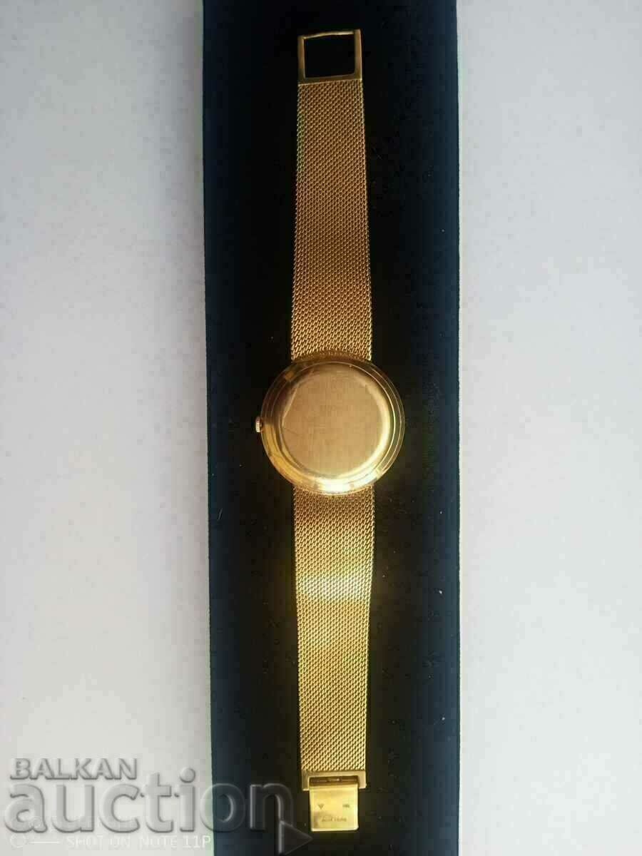 Gold Swiss watch 18k/750/ 1960 OGIVAL - 5