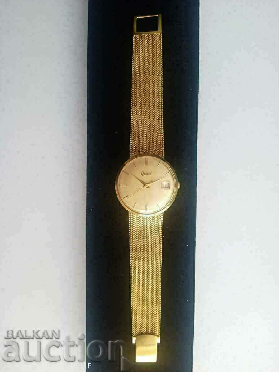 Gold Swiss watch 18k/750/ 1960 OGIVAL - 6