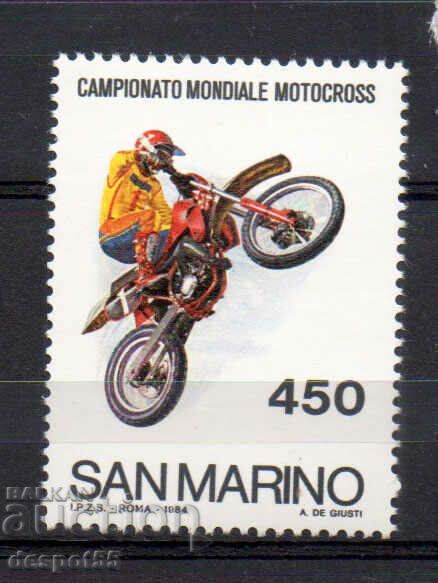 1984. San Marino. Campionatul Mondial de Motocross.