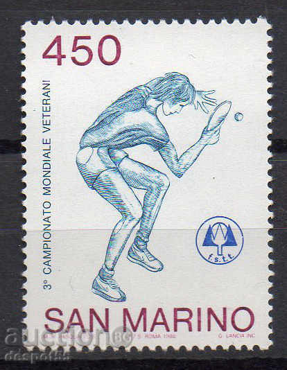1986 Σαν Μαρίνο. 3ο Παγκόσμιο Πρωτάθλημα για τους βετεράνους.