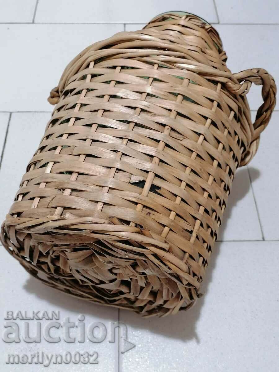 Доставка на Старинен стъклен буркан за трушия ракита камъш Доставка на Старинен стъклен буркан за трушия ракита камъш