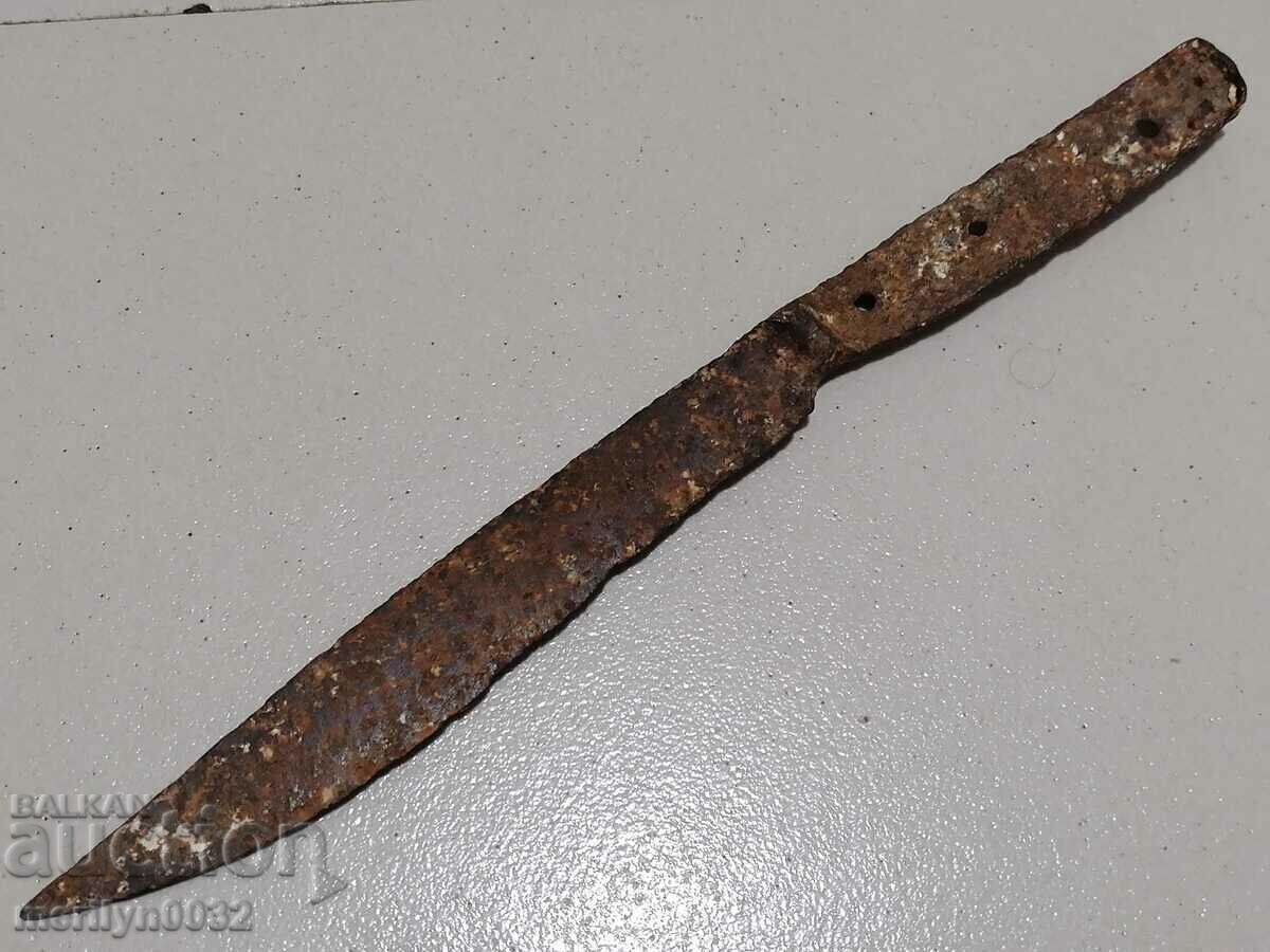 Old shepherd's knife rioter dagger, karakulak, scimitar with price 154.00 BGN | € 78.74 Old shepherd's knife rioter dagger, karakulak, scimitar with price 154.00 BGN | € 78.74