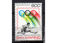 1987. San Marino. World Athletics Championship.