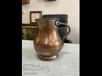 Old copper pot / jug / goblet / cup. #4526