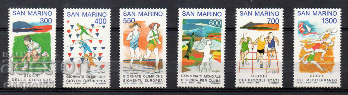 1993. San Marino. Sport events.
