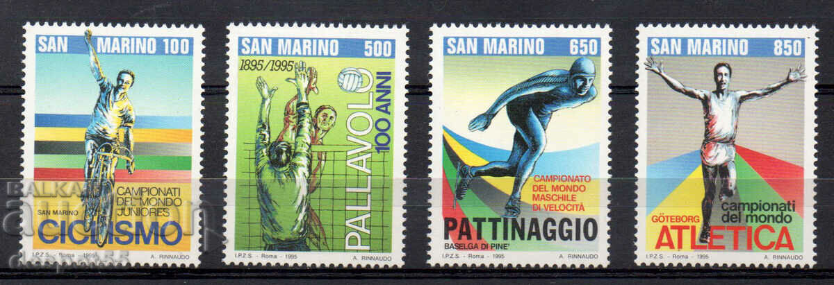 1995. San Marino. Evenimente sportive pentru 1995