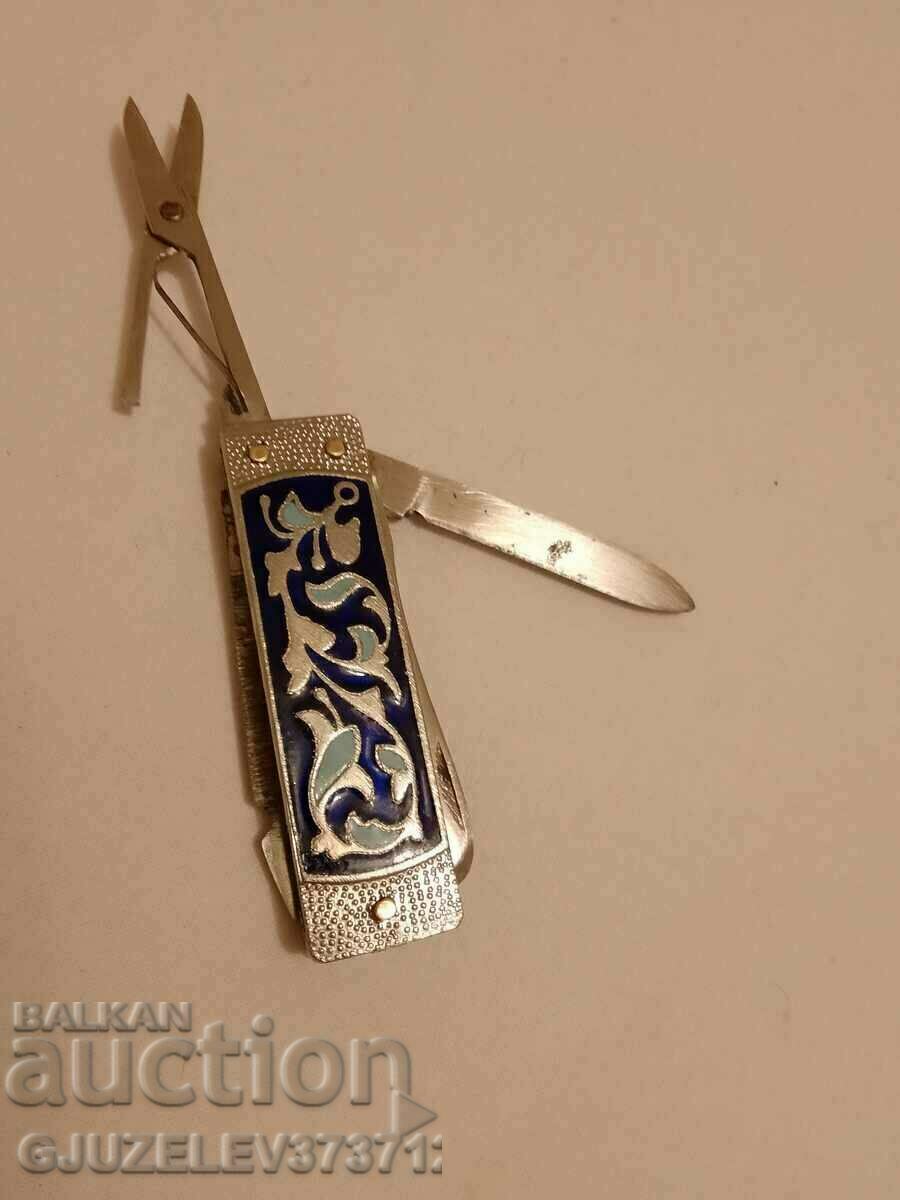 USSR enamel knife, manicure - 6 USSR enamel knife, manicure - 6