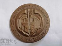 ΠΛΑΚΑ μετάλλιο Διοίκηση Σιδηροδρόμων Gorna Oryahovitsa