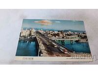 Carte poștală pod în formă de T Aioi-Bashi