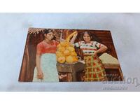 Postcard Pasyala, Ceylon Fruit Sellers