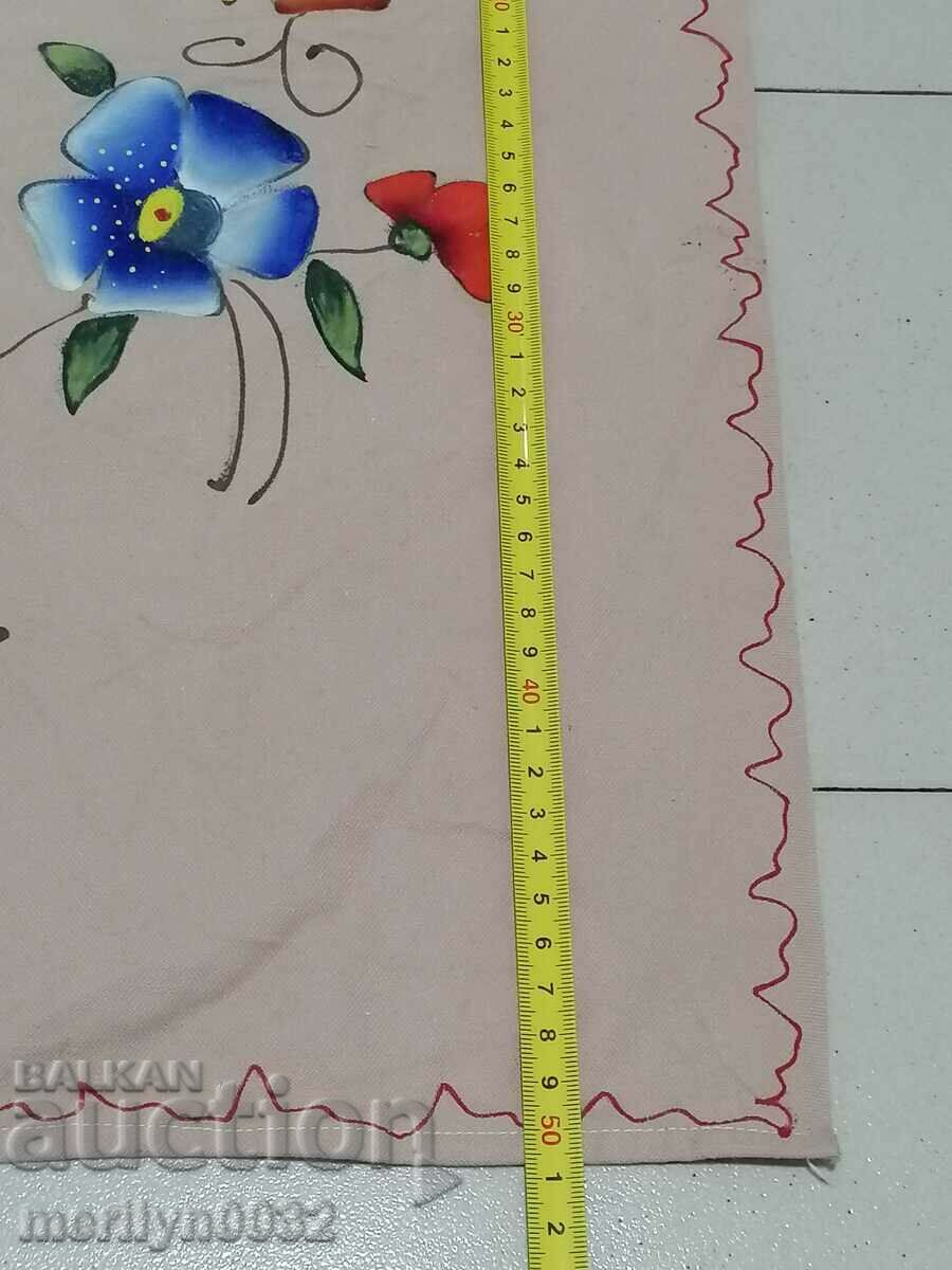 Old wall tapestry hand painted - 6 Old wall tapestry hand painted - 6