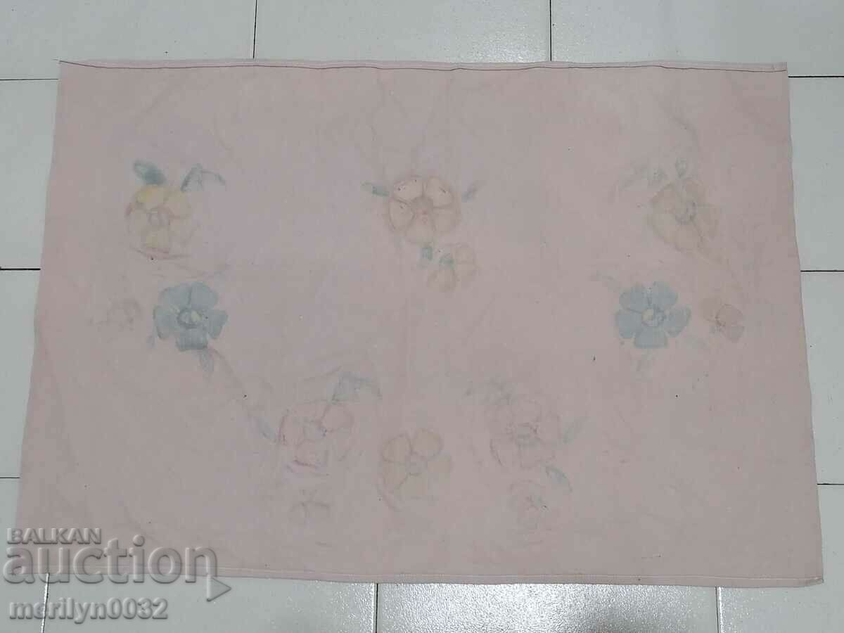 Old wall tapestry hand painted - 7 Old wall tapestry hand painted - 7