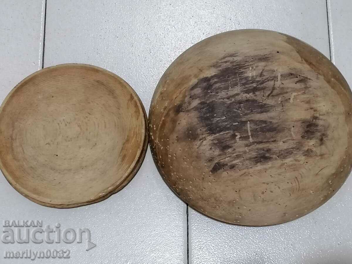 Wooden bowl bowl with lid, bowl wooden primitive - 6 Wooden bowl bowl with lid, bowl wooden primitive - 6