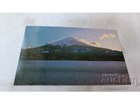 Postcard Lake Kawaguchi Sunset at Mt. Fuji