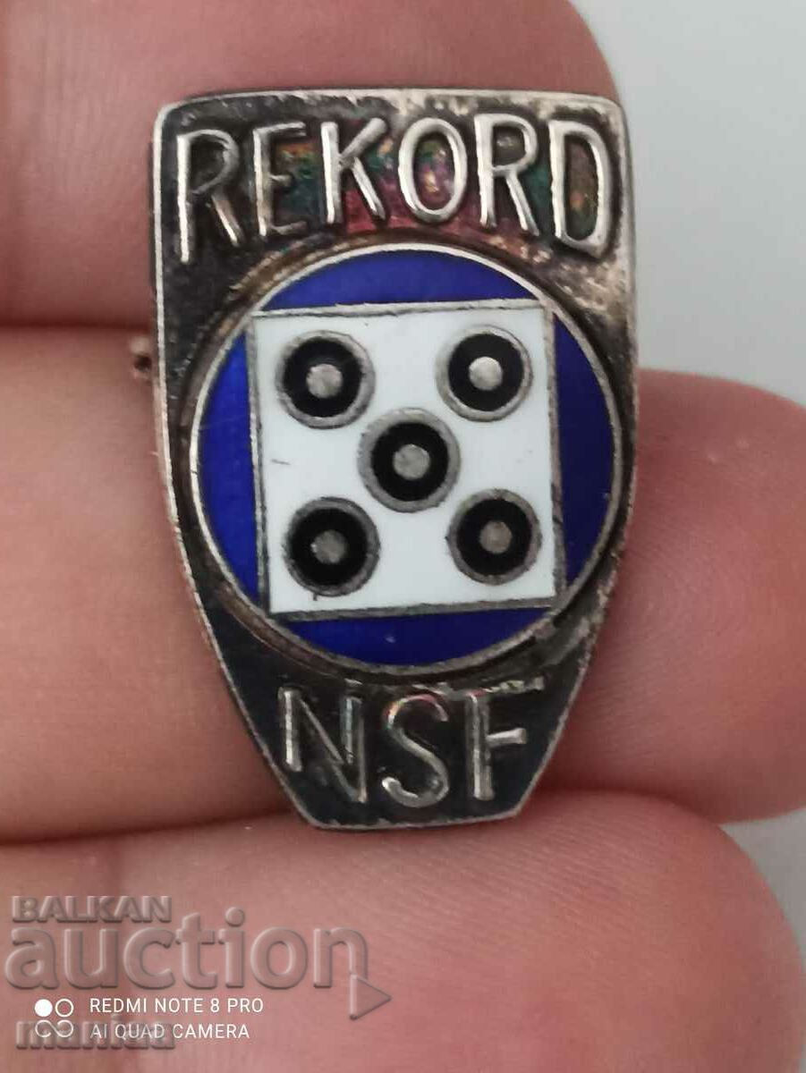 Military Silver Marksmanship Record Badge Military Silver Marksmanship Record Badge