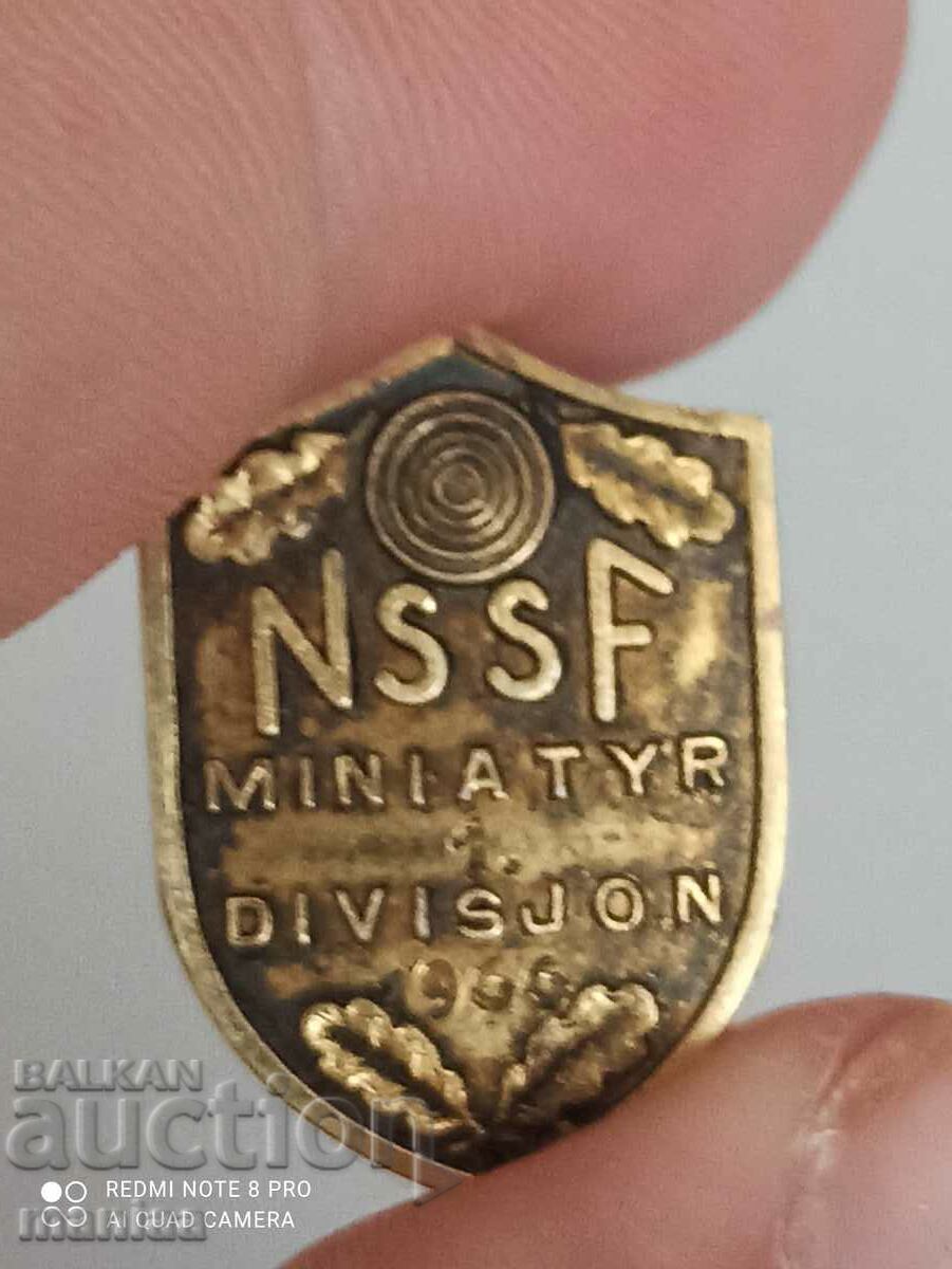 Norwegian silver military badge with the benefit with price € 25.00 | 48.90 BGN