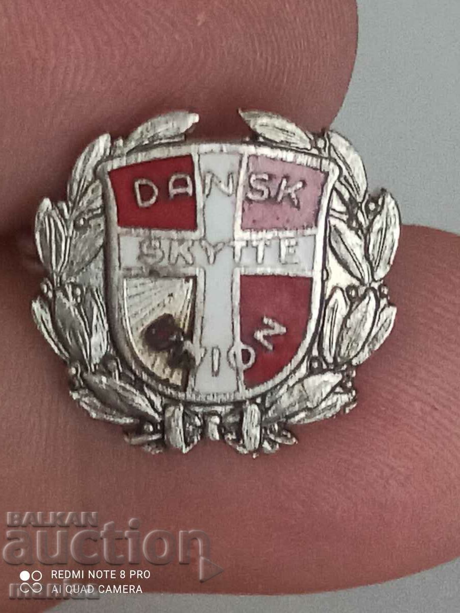 Danish silver badge sample 925 - 6 Danish silver badge sample 925 - 6