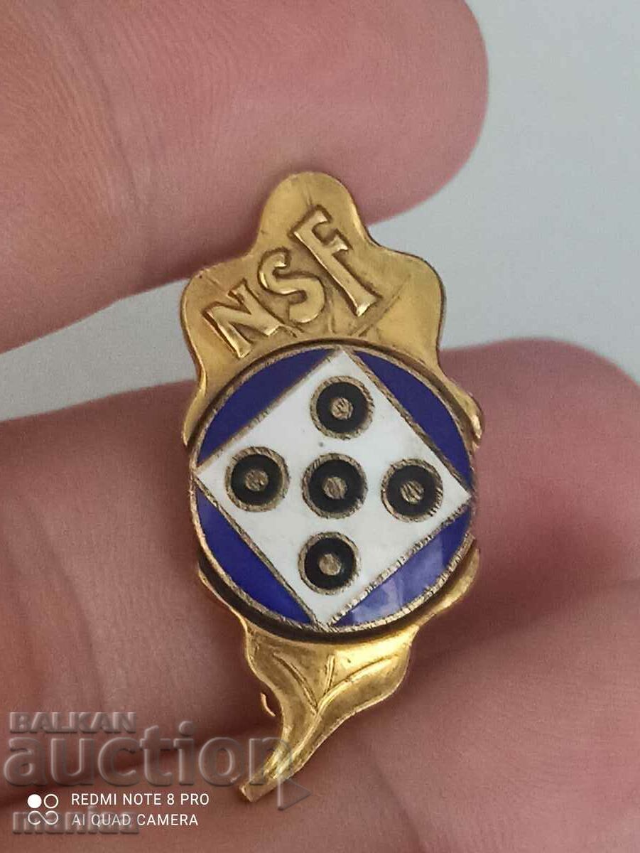 Military silver badge with enamel and gilt with price 44.99 BGN | € 23.00 Military silver badge with enamel and gilt with price 44.99 BGN | € 23.00