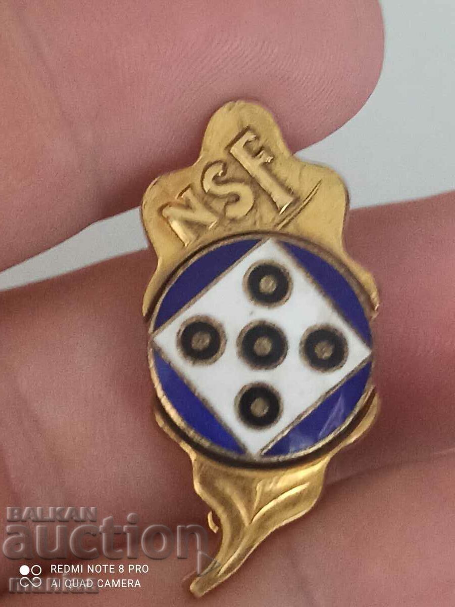 Δημοπρασία Στρατιωτικό ασημένιο σήμα με σμάλτο και επίχρυσο Δημοπρασία Στρατιωτικό ασημένιο σήμα με σμάλτο και επίχρυσο