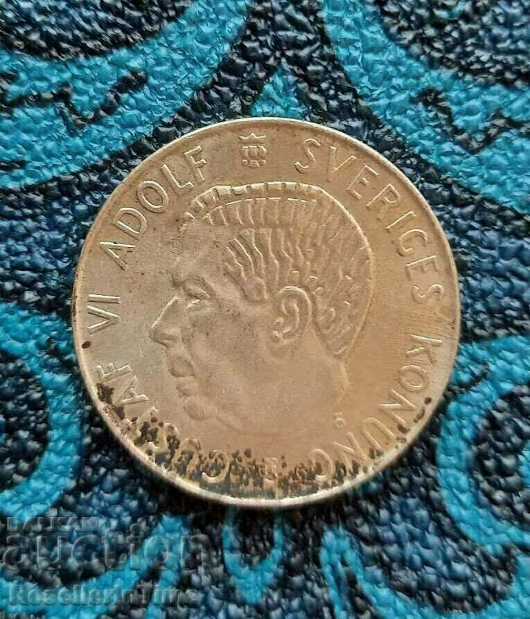 Възпоменателна монета 5 Kronor - Gustaf VI Adolf с цена 11.00 €