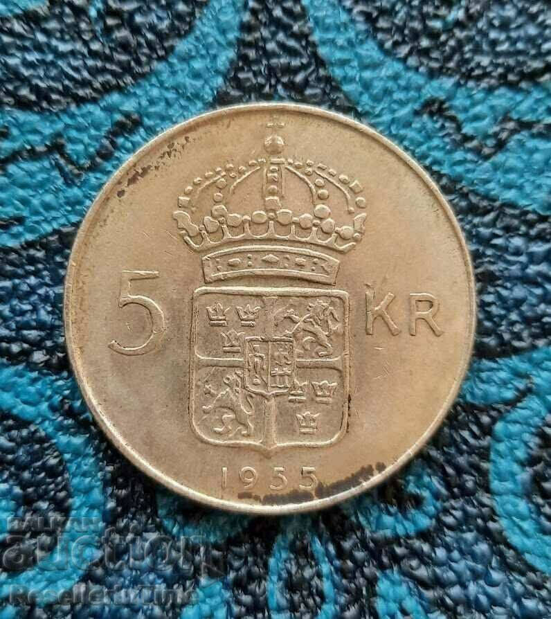 Commemorative coin 5 Kronor - Gustaf VI Adolf