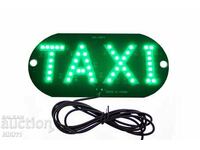 Illuminated LED sign Taxi, Taxi