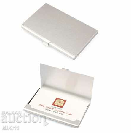 Metal pocket business card with price 8.00 BGN | € 4.09