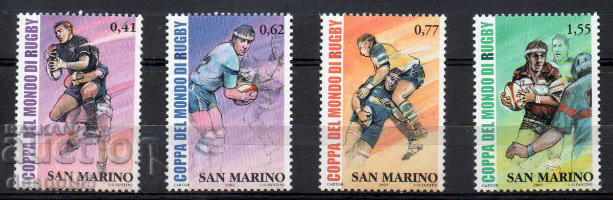 2003. San Marino. Cupa Mondială de rugby.