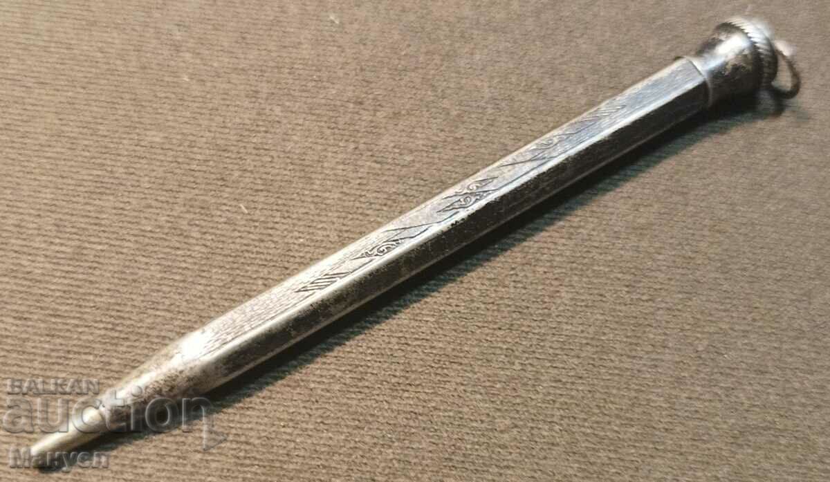 Auction Old silver pencil. Auction Old silver pencil.