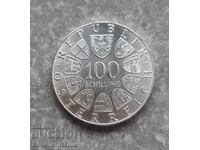 Възпоменателна сребърна монета 100 Schilling Innsbruck